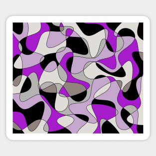 Abstract pattern - purple. Sticker